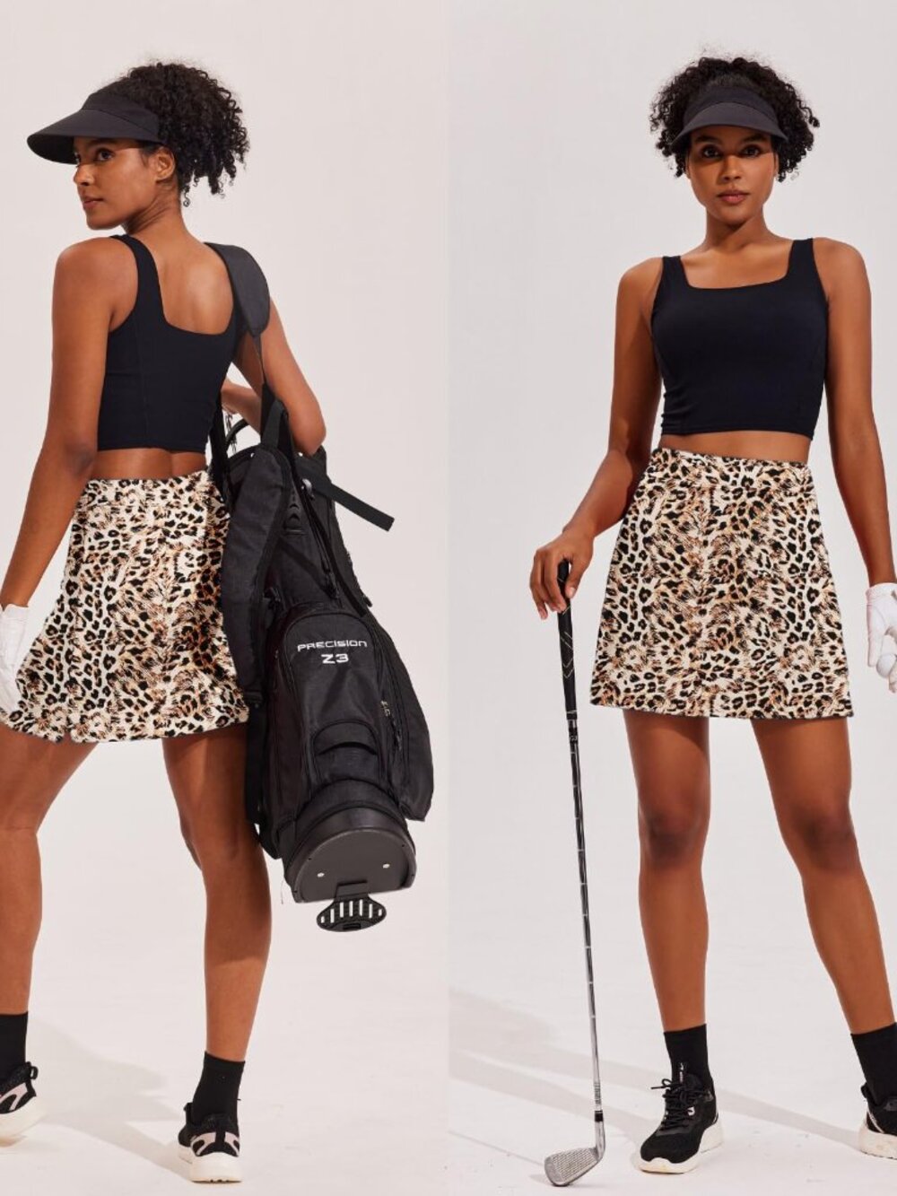 16" Skorts for Women with Pockets Golf Pickleball Tennis Skirt | Silicone Grippe - Picture 2 of 5
